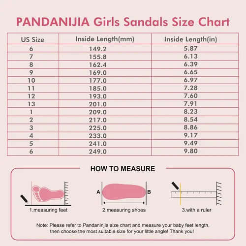 Miniatura 7 de PANDANINJIA Mona - Sandalias planas para niñas pequeñas y pequeñas para niños, bonitas sandalias de vestir con punta abierta, zapatos de verano