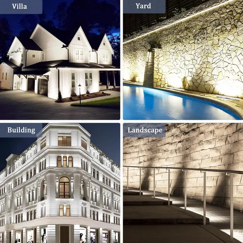Miniatura 9 de Paquete de 2 luces de pared para exteriores de 72 W, 40 pulgadas, 5000 K, luz diurna blanca LED, barra de luz LED de 120 V, impermeable, IP67