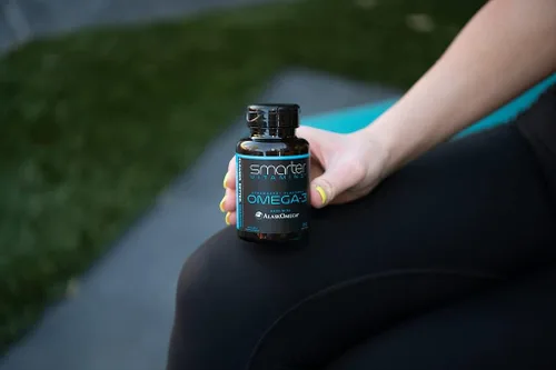 Miniatura 7 de SmarterVitamins Aceite de pescado Omega 3, sabor a fresa, sin eructos, insípido, 2000 mg, DHA EPA Triple fuerza apoyo cerebral, apoyo