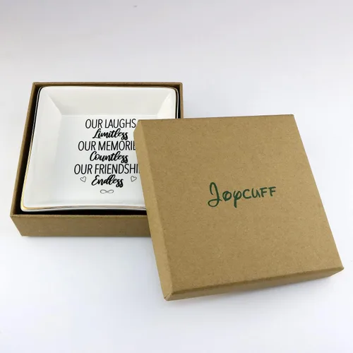Miniatura 4 de JoycuFF Regalos de cumpleaños para mujeres, plato de baratija, soporte para anillos, regalos únicos para mejor amiga, mejor amiga, cumpleaños, día