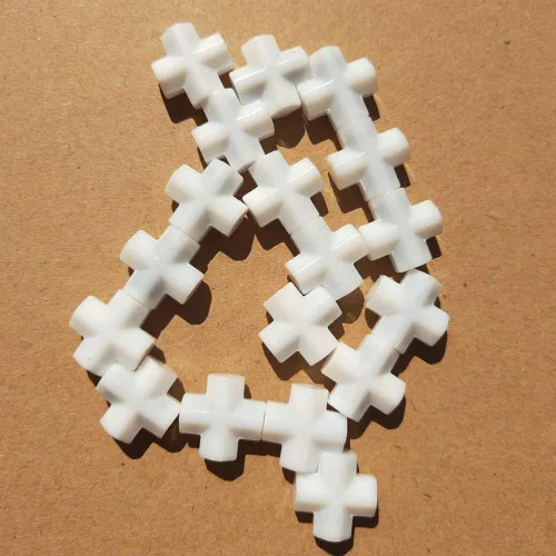 Miniatura 5 de Barra de agitación magnética PTFE mezclador magnético barras de agitación forma cruzada (8X15mm, 5PCS)