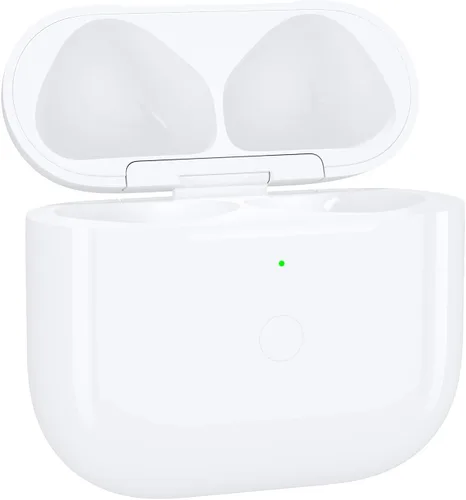 Miniatura 8 de Funda de carga inalámbrica para Airpod 3 con puerto Lightning, solo compatible con Airpod 3, botón de sincronización, batería de 600 mAh, sin