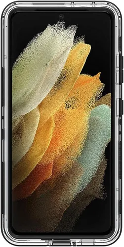 Miniatura 3 de LifeProof NEXT SERIES - Funda para Galaxy S21 Ultra 5G (solo no es compatible con tamaños no Plus o Plus), cristal negro (transparente/negro)