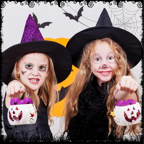 Miniatura 4 de Jerify 30 bolas de estrés de Halloween a granel de 1.57 pulgadas de espuma de murciélago para relleno de bolsas de regalos de Halloween, trucos