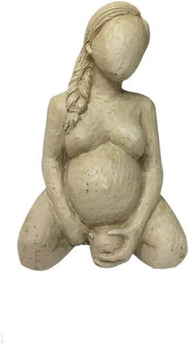 Estatua de mujer que da a luz, figura de madre embarazada, regalo de gran diosa para matrona, recién nacido, decoración del hogar, coleccionable