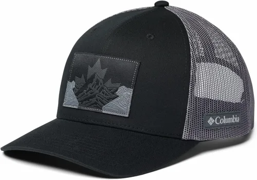 Miniatura 396 de Columbia - Gorra de malla con bandera con árboles unisex para adultos, corona alta