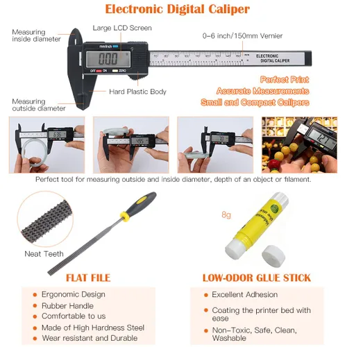 Miniatura 6 de El kit de herramientas de impresión 3D de 42 piezas incluye herramienta Depur, herramienta de limpieza y extracción con bolsa de almacenamiento