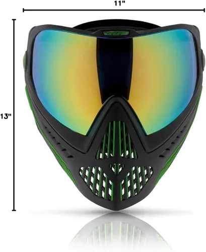 Miniatura 5 de Dye i5 Gafas de paintball – Lente térmica antivaho – Correa GSR Pro, orejas formadas por compresión – Protección facial profesional