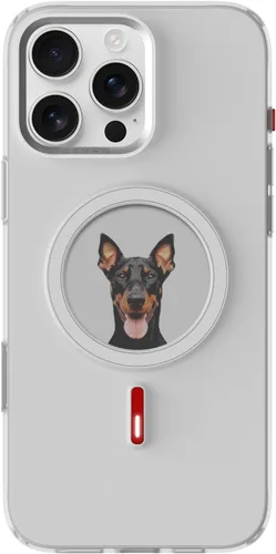 Miniatura 2 de Oeli XTREM - Funda magnética para iPhone 14, pantalla magnética NFC E-Ink - Pantalla personalizable compatible con MagSafe, soporte de carga