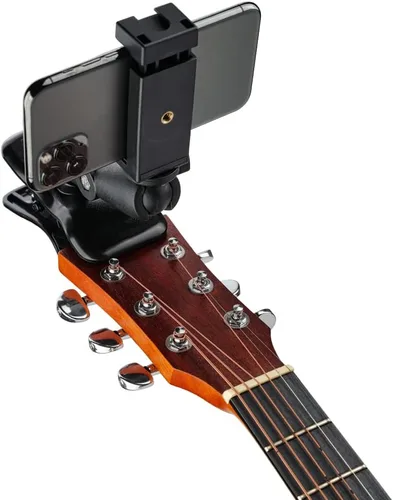Miniatura 6 de Soporte para teléfono de guitarra, soporte de cámara de acción para guitarra