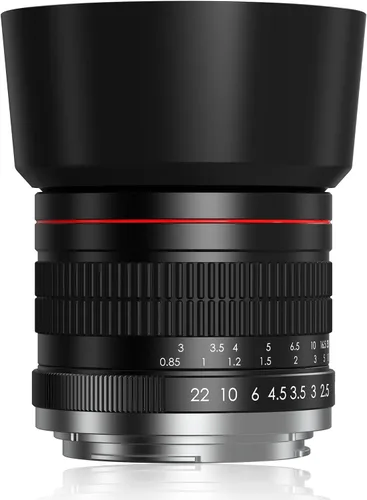 Objetivo retrato de 85 mm f1.8 - Objetivo EF para Canon, enfoque manual (MF) para Canon EOS Rebel T8i T7i T7 T6 T6s T6i SL3 SL2 90D 80D 77D 4000D
