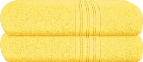 Miniatura 24 de BOUTIQUO Juego de 2 toallas de baño 100% algodón de 28 x 55 pulgadas, toallas de baño grandes ecológicas, compactas, de secado rápido, ligeras, Rosa