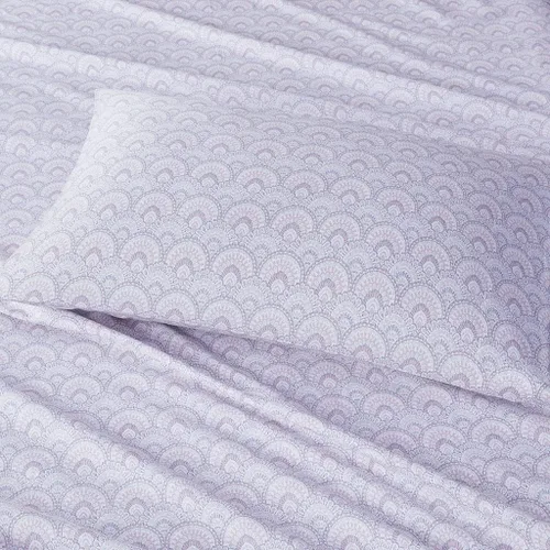 Miniatura 47 de Comfort Spaces Sábanas 100% algodón tamaño King, transpirables, naturalmente frescas, sábanas de algodón suave con bolsillo elástico de 14 pulgadas