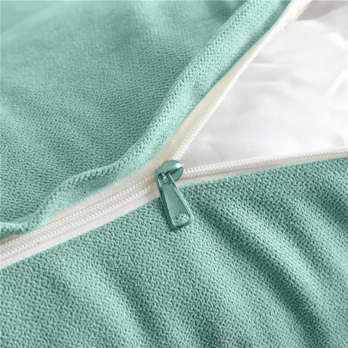 Miniatura 4 de Peachwell Almohada triangular de lectura para reposo en cama, cojín grande para cabecero, respaldo, almohada de cuña con dos almohadas cilíndricas