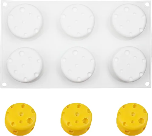 Miniatura 12 de Moldes de hojas de silicona, moldes de mousse en forma de hojas de 6 cavidades para chocolate, dulces, pudín, mousse, pasteles, decoración