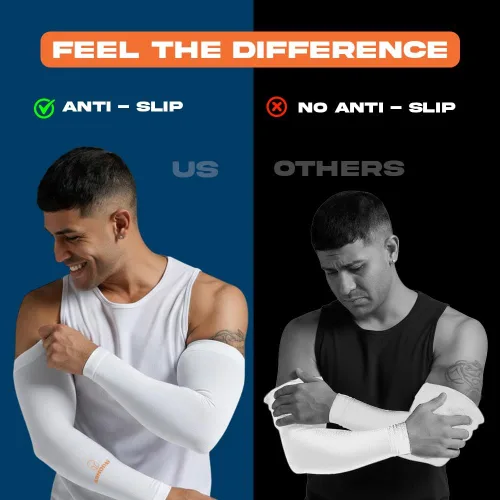 Miniatura 9 de ARMORAY - Mangas de brazo para hombres o mujeres; para cubrir tatuajes; de enfriamiento, para practicar deportes, básquetbol, golf, fútbol