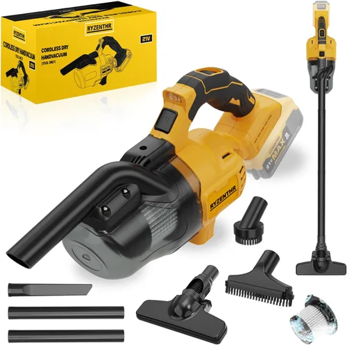 Aspiradora inalámbrica para batería DE-Walt de 20 V, aspiradora eléctrica de mano 5 en 1 con potente motor de 500 W, aspiradora de mano portátil de