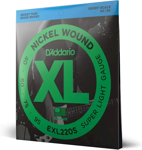 Miniatura 29 de D'Addario XL Nickel EXL170S - Cuerdas para bajo de 4 cuerdas con entonación perfecta, sensación uniforme, durabilidad potente, calibre 45-100