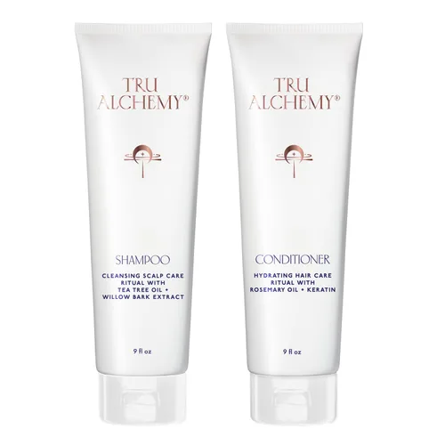Tru Alchemy Champú y acondicionador, el mejor champú y acondicionador para cabello seco dañado, acelera el crecimiento del cabello y aumenta el