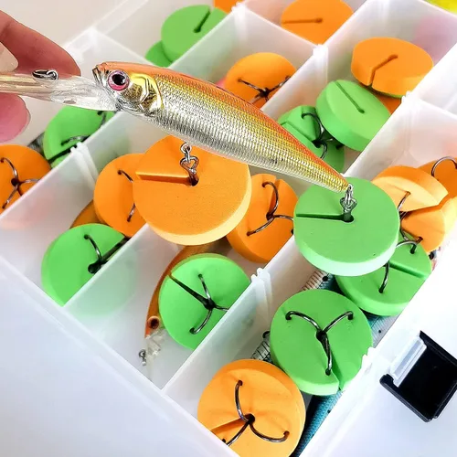 Cubiertas de gancho de pesca, capó de gancho, protectores de gancho agudos, talla única, sin enredos, material EVA, tapas de gancho de pesca que