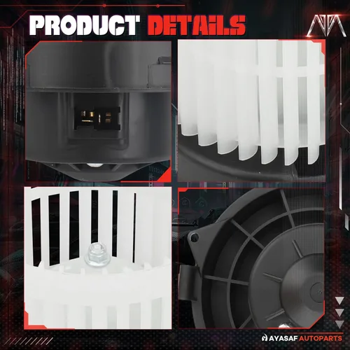 Miniatura 4 de 700285 Conjunto de motor de ventilador HVAC con jaula de ventilador para Nissan 2012 2013 2014 2015 2016 2017 2018 2019 Versa, para Versa Note