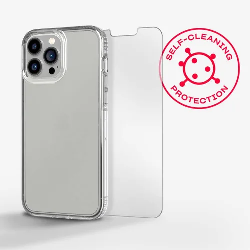 Miniatura 6 de Tech21 Evo - Paquete de vidrio transparente e impacto para iPhone 13 Pro Max, funda protectora con protección contra caídas múltiples de 12 pies
