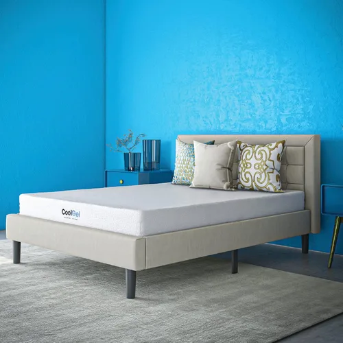 Miniatura 3 de Classic Brands Colchón de 8 pulgadas de espuma viscoelástica de gel fresco, certificado por CertiPUR-US, cama que viene en una caja, tamaño queen
