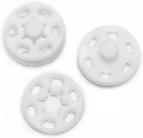 Miniatura 9 de Betoplin 30 juegos de broches de plástico para coser botones de cierre para ropa y manualidades (0.83 pulgadas)
