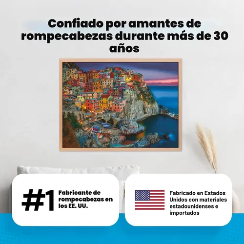 Miniatura 6 de Rompecabezas Buffalo Games Signature Series: Cinque Terre (1000 piezas) de la marca Buffalo