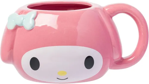 Miniatura 22 de Silver Buffalo Sanrio - Taza de cerámica esculpida en 3D con diseño de esqueleto de Hello Kitty para Halloween, 20 onzas Disfraz de esqueleto