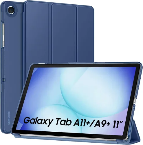 Miniatura 40 de MoKo Funda para Galaxy Tab A9+/A9 Plus de 11 pulgadas 2023, Funda Protectora Inteligente Delgada con Soporte y Carcasa Trasera Translúcida de PC