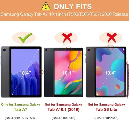 Miniatura 2 de iCoverCase Para Samsung Galaxy Tab A7 10.4 Pulgadas T500/T505, Cubierta Trasera Transparente Suave TPU Suave Ligero Mate Para Samsung Galaxy Tab A7