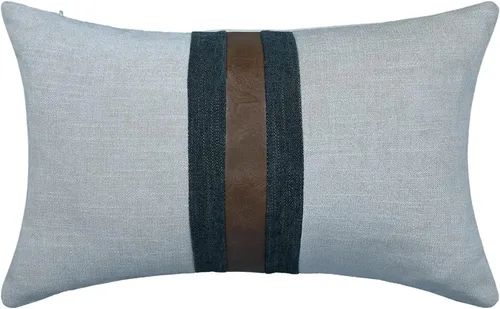 Miniatura 12 de Fundas de almohada decorativas de granja para exteriores para sofá, cama, funda de almohada de piel sintética marrón, funda de almohada de Beige
