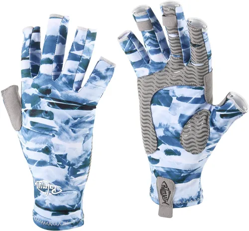 Miniatura 17 de Palmyth Guantes de pesca sin dedos con protección UV, UPF50+, guantes de sol para hombres y mujeres para kayak, senderismo, remo, conducción