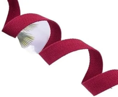 Miniatura 8 de Correa de cincha Cinta de lona de 6.6 ft Y 0.984 in para Bolso, Cincha de algodón y poliéster, accesorio para cinturón de Costura, correa de algodón