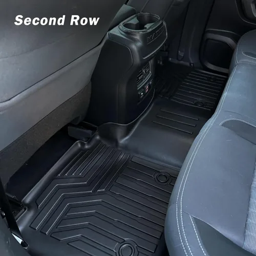 Miniatura 5 de KUST Alfombrillas de suelo personalizadas para Nissan Titan 2017-2024/Nissan Titan XD Crew Cab 2016-2024