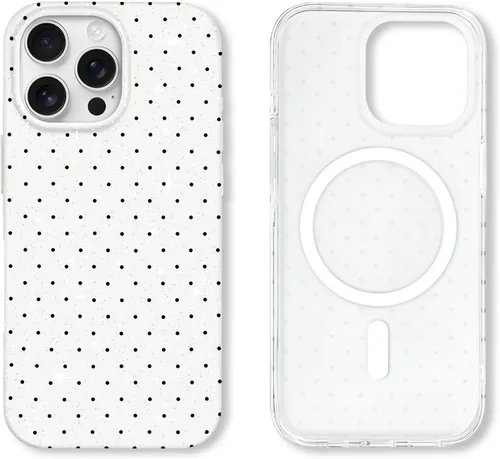 Miniatura 78 de Hython Funda para iPhone Air, diseño estético de lunares lindos, funda simple de 6.5 pulgadas, delgada, antiarañazos, parachoques de TPU suave, a