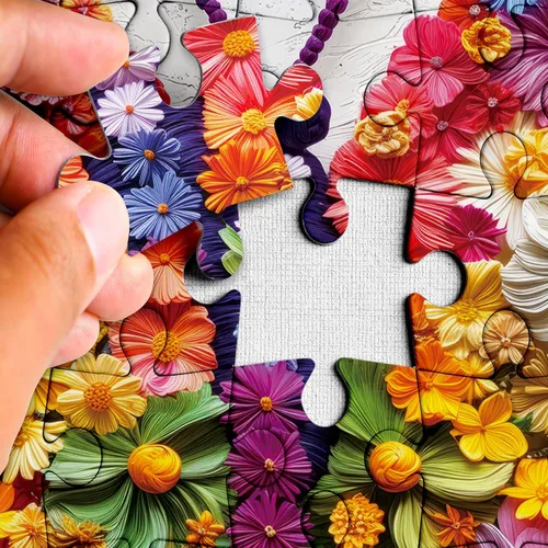 Miniatura 3 de Rompecabezas de alas de mariposa coloridas para adultos, 1000 piezas, rompecabezas estético de plantas de flores, rompecabezas de bordado