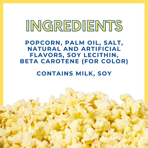 Miniatura 4 de Cousin Willie's Bolsas de palomitas de maíz para microondas, mantequilla de cine (8 cajas, 48 bolsas) cajas de palomitas gourmet para fiestas