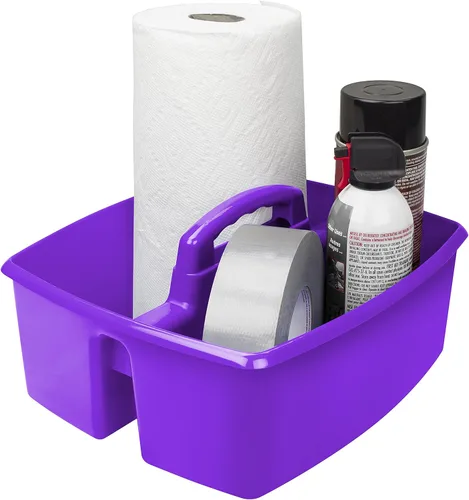 Miniatura 14 de Storex, clasificador grande para manualidades para salón de clases con tazas, 13 x 11 x 6.575 pulgadas, verde, caja de 2 unidades (00983A02C)