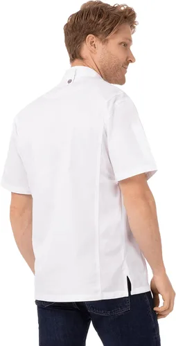 Miniatura 3 de Chef Works Abrigo de chef Rochester para hombre