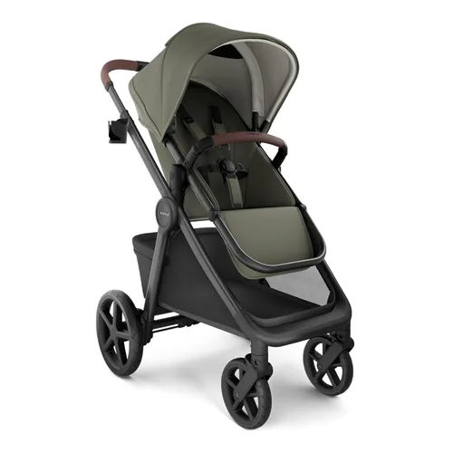 Miniatura 12 de Mompush cochecito estándar de tamaño completo, plegable en un solo paso, asiento con orientación delantera o trasera para niños, cesta de fácil Negro