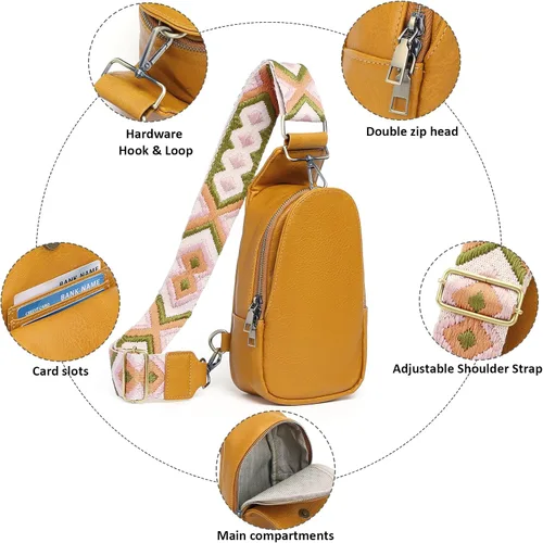 Miniatura 4 de Mochila para mujer, mochila de viaje de nailon, pequeña bolsa casual, A2-amarillo.