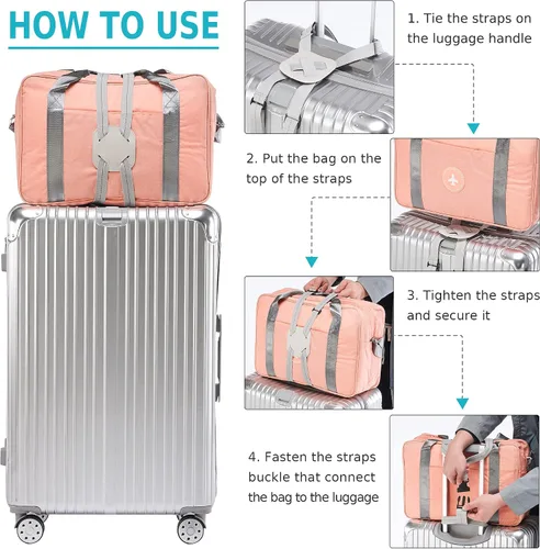 Miniatura 5 de Travelkin - Correas de equipaje, correas elásticas para equipaje, correas elásticas para maletas, cinturón elástico