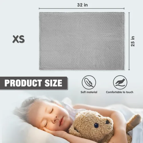 Miniatura 2 de Manta de franela para bebé, cobijas acogedoras para recién nacidos y niños pequeños, supersuave y cálida manta de bebé para cochecito de cuna