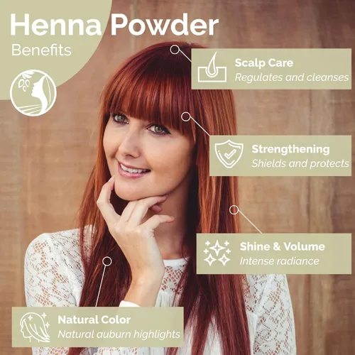 Miniatura 3 de Fatima's Garden Polvo de henna marroquí puro, 100% natural, tinte y tratamiento para el cabello, 8.82 oz