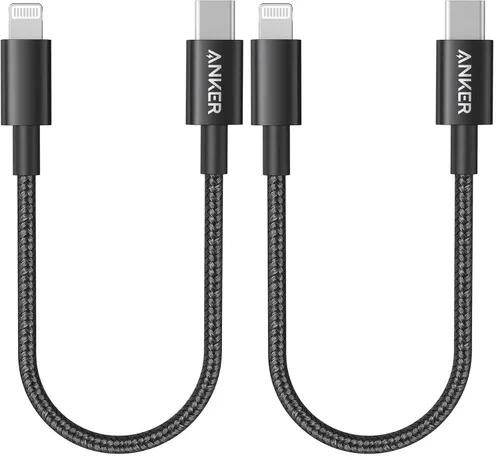 Miniatura 10 de Anker Cable Nuevo de Nylon USB C a Lightning, Certificado Apple MFi para iPhone 14 Series y Más (6 pies, negro)