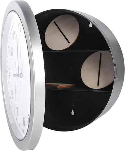 Miniatura 7 de Reloj-, oculto reloj de pared secreto- caja de contenedores para efectivo, joyas, objetos de valor, almacenamiento de efectivo Defult