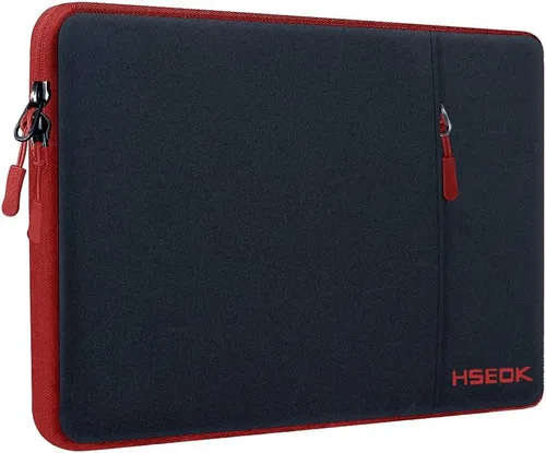 Miniatura 11 de Hseok - Funda para portátil de 15.6 pulgadas, funda con manga a prueba de golpes y repelente al agua con bolsillo para accesorios, compatible