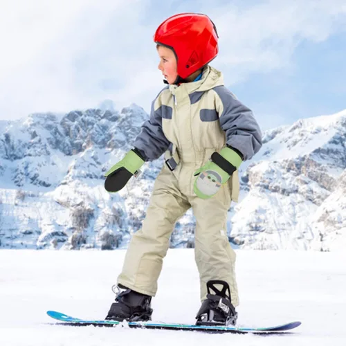 Miniatura 5 de Disney Guantes de Mickey Mouse para niños de 2 a 4 años guantes impermeables para niños pequeños guantes de nieve de Mickey para niños guantes
